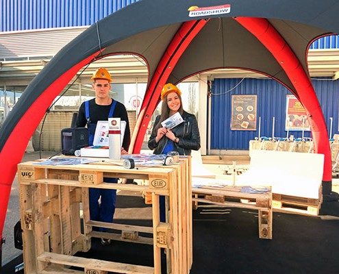 Roadshow Fiat Professional Event Fahrzeuge
