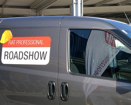Roadshow Fiat Professional Event Fahrzeuge