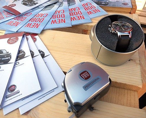 Roadshow Fiat Professional Event Fahrzeuge