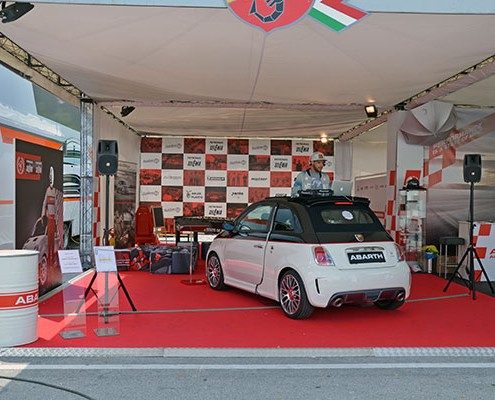 Abarth Messeauftritt Promotion Kärnten Klagenfurt Österreich