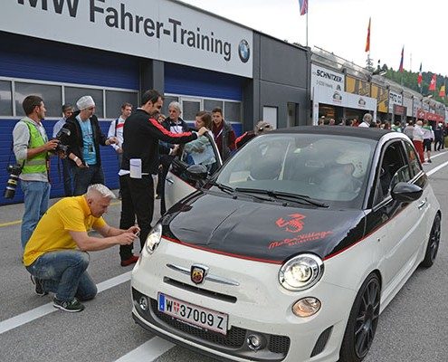 Abarth Messeauftritt Promotion Kärnten Klagenfurt Österreich