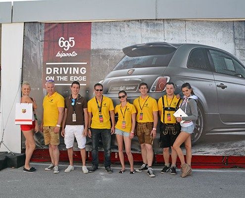 Abarth Messeauftritt Promotion Kärnten Klagenfurt Österreich