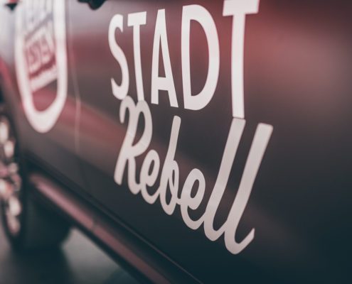 Stadtrebelll Fiat Promotion Branding Auto Fahrzeug Kärnten Werbung