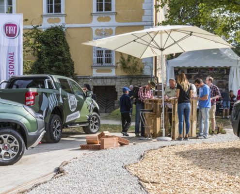 Messeauftritt Event Fahrzeuge Messestand