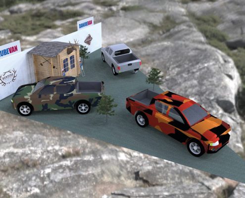 Standplanung Fiat Professional Hohe Jagd Messeauftritt