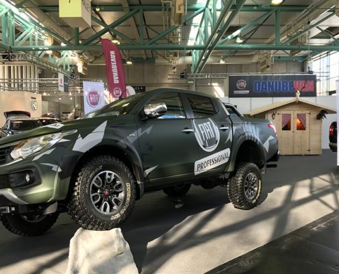 Messeauftritt Hohe Jagd Messe Salzburg Fahrzeugpräsentation Event Salzburg frei-stil Event-und Werbeagentur