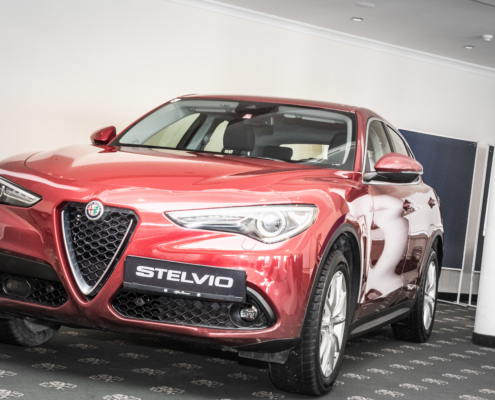 Stelvio Alfa Romeo Eventagentur Werbeagentur Wien Klagenfurt Fahrzeugpräsentation Präsentation Vortrag